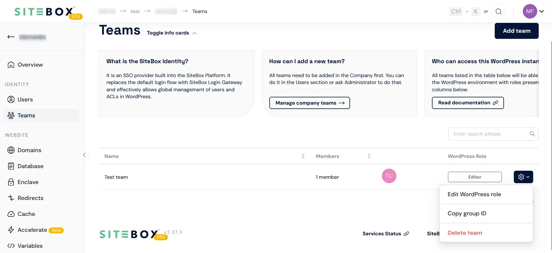 SiteBox