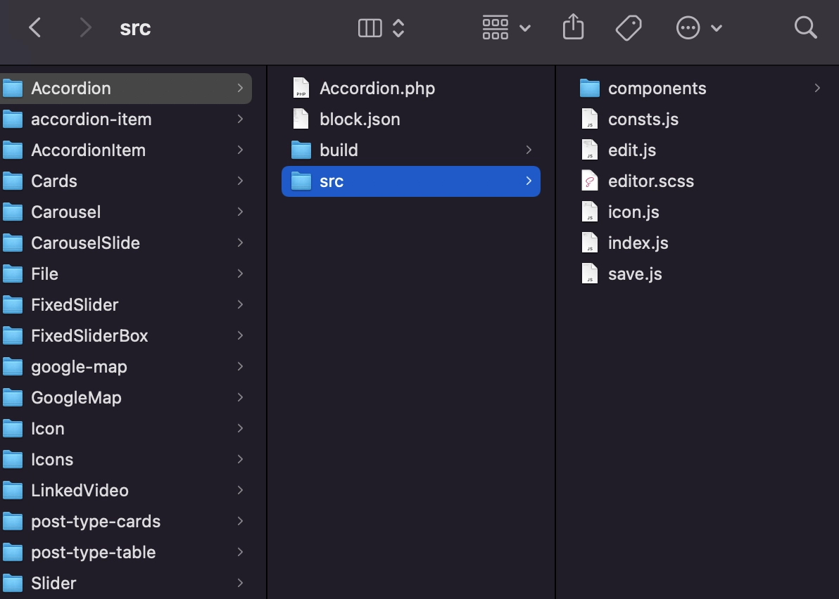 Example structure of a SiteBox enhanced block